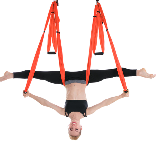 yoga trapeze inversion